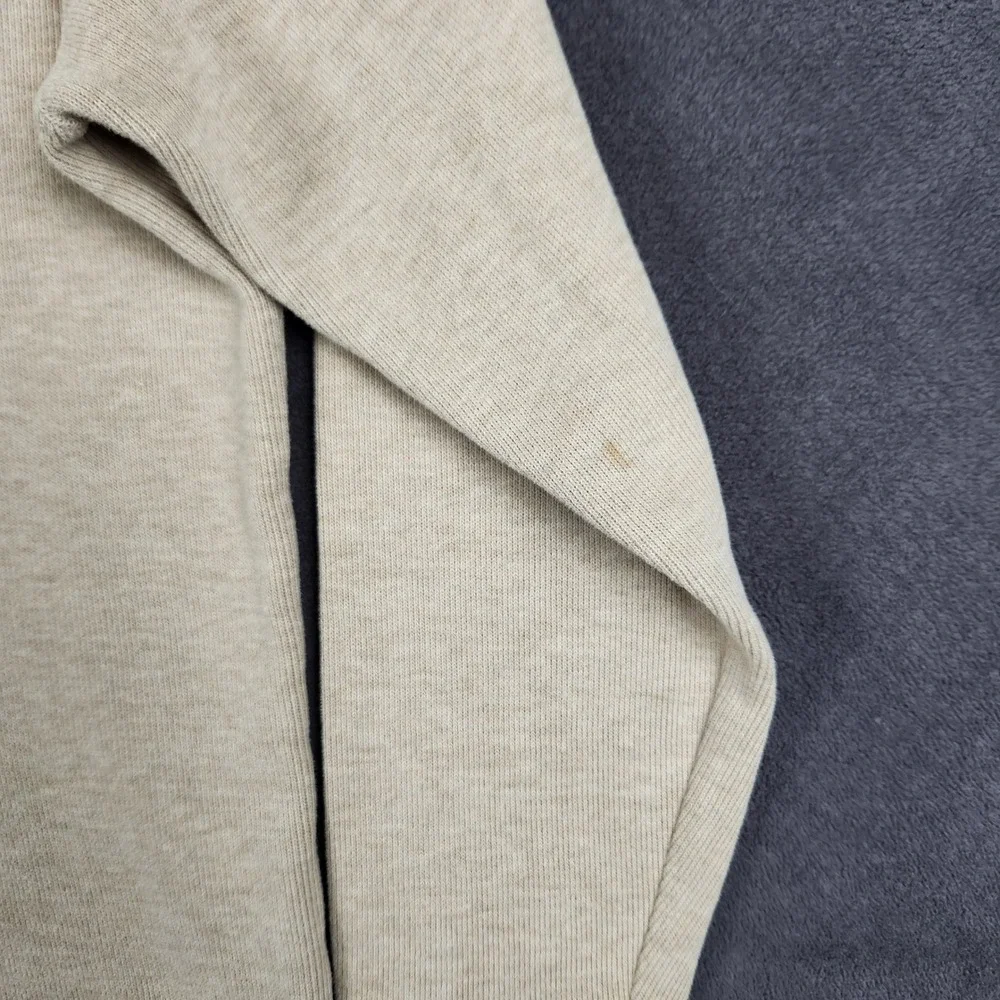 Polo Ralph Lauren Estate Rib 1/4 Zip Mens Medium Beige Cotton Pullover Sweater